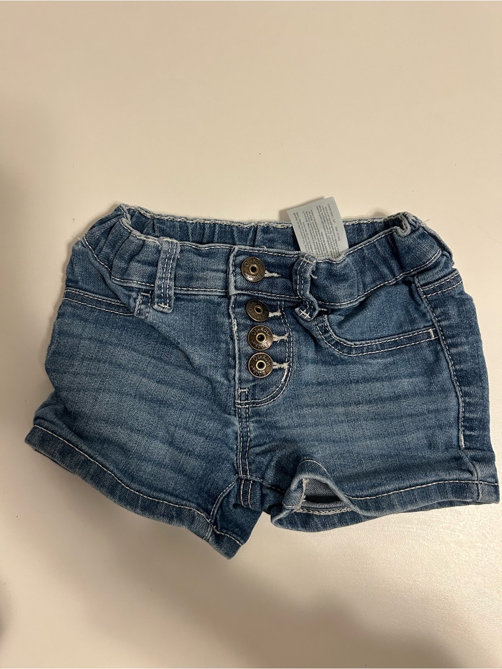 Oshkosh Denim Button-Front Kids Shorts